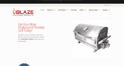 Desktop Screenshot of blazegrills.com