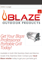 Mobile Screenshot of blazegrills.com